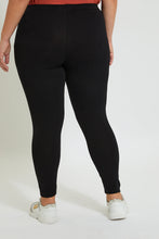 تنزيل الصورة على معرض الصور، Redtag-Black-Basic-Legging-Leggings-Women&#39;s-
