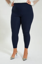 تنزيل الصورة على معرض الصور، Redtag-Navy-Basic-Legging-Leggings-Women&#39;s-
