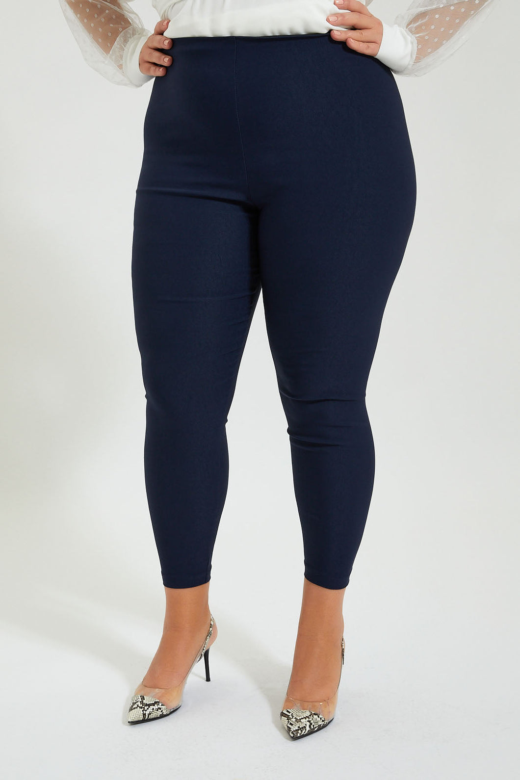 Redtag-Navy-Basic-Legging-Leggings-Women's-