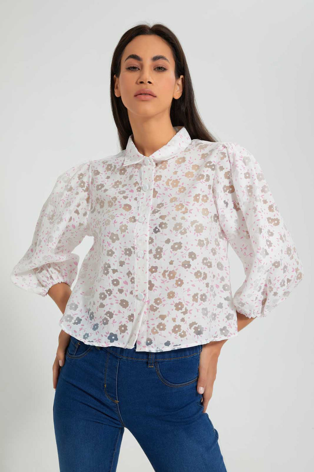 Redtag-Organza-Shirt-Blouses-Women's-