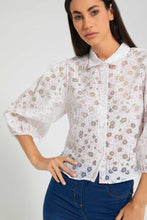 Load image into Gallery viewer, Redtag-Organza-Shirt-Blouses-Women&#39;s-
