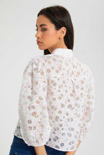 Load image into Gallery viewer, Redtag-Organza-Shirt-Blouses-Women&#39;s-
