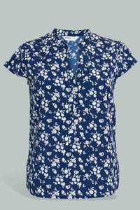 Redtag-Printed-Placket-Detail-Blouse-Blouses-Women's-