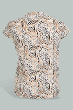 تنزيل الصورة على معرض الصور، Redtag-Printed-Placket-Detail-Blouse-Blouses-Women&#39;s-
