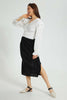 Redtag-Black-Plisse-Midi-Skirt-Skirts-Women's-