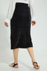Redtag-Black-Plisse-Midi-Skirt-Skirts-Women's-