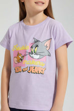 تنزيل الصورة على معرض الصور، Redtag-Lilac---Short-Sleevelv-Casual-T-Shirts-With-Tom-&amp;-Jerry-Placement-Print-Character,-Colour:Lilac,-Filter:Girls-(2-to-8-Yrs),-Girls-T-Shirts,-New-In,-New-In-GIR,-Non-Sale,-S22B,-Section:Kidswear,-TBL-Girls-2 to 8 Years
