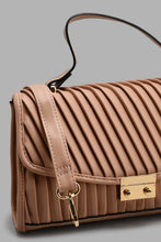 Load image into Gallery viewer, Redtag-Pink-Pleated-Day-Bag-Day-Bags-Women-
