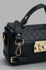 Redtag-Black-Embossed-Cross-Body-Bag-Cross-Body-Bags-Women-