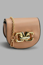 Load image into Gallery viewer, Redtag-Beige-Embellished-Cross-Body-Bag-Cross-Body-Bags-Women-
