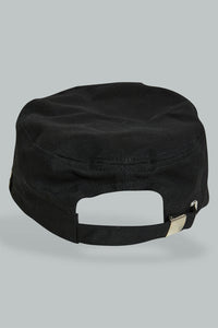 Redtag-Black-Cap-For-Men-Colour:Black,-Filter:Men's-Accessories,-Men-Caps,-New-In,-New-In-Men-ACC,-Non-Sale,-S22B-Men's-