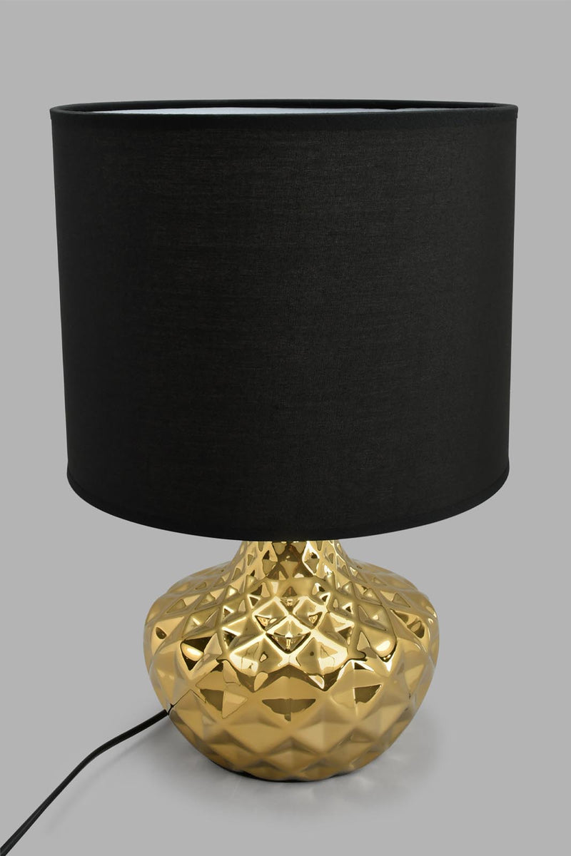 Redtag-Gold-Geometric-Base-Table-Lamp-Table-Lamps-Home-Decor-