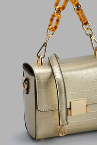 Redtag-Gold-Croc-Textured-Cross-Body-Bag-Cross-Body-Bags-Women-