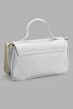 تنزيل الصورة على معرض الصور، Redtag-White-Textured-Cross-Body-Bag-Cross-Body-Bags-Women-
