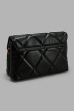 تنزيل الصورة على معرض الصور، Redtag-Black-Quilted-Cross-Body-Bag-Cross-Body-Bags-Women-
