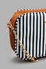 Redtag-Navy-And-White-Nautical-Stripe-Cross-Body-Bag-Colour:Navy,-Filter:Women's-Accessories,-New-In,-New-In-Women-ACC,-Non-Sale,-S22B,-Women-Handbags-Women-