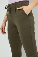 تنزيل الصورة على معرض الصور، Redtag-Olive-Tapered-Leg-Turn-Up-Trouser-Trousers-Women&#39;s-
