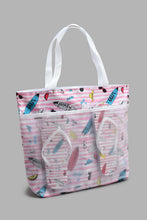 تنزيل الصورة على معرض الصور، Redtag-Multicolour-Printed-Beach-Bag-With-Flip-Flop-Beach-Bags-Women-
