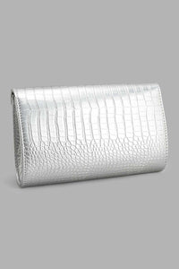 Redtag-Silver-Croc-Textured-Clutch-Bag-Clutches-Women-