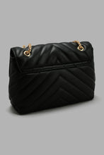 Load image into Gallery viewer, Redtag-Black-Quilted-Clutch-Bag-Clutches-Women-
