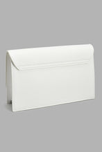 تنزيل الصورة على معرض الصور، Redtag-White-Rhinestone-Lock-Clutch-Bag-Clutches-Women-
