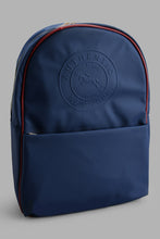 Load image into Gallery viewer, Redtag-Navy-Embossed-Backpack-Backpacks-Men&#39;s-
