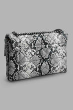 تنزيل الصورة على معرض الصور، Redtag-Black-Snake-Textured-Cross-Body-Bag-With-Pom-Pom-Cross-Body-Bags-Women-
