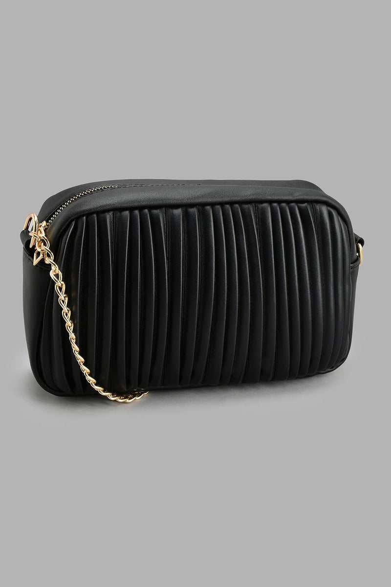 Redtag-Black-Pleated-Cross-Body-Bag-Cross-Body-Bags-Women-