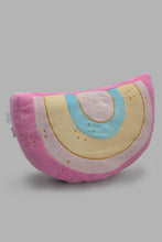 Load image into Gallery viewer, Redtag-Pink-Rainbow-Kids-Cushion-Category:Cushions,-Character,-Colour:Pink,-Filter:Home-Bedroom,-HMW-BED-Cushions,-New-In,-New-In-HMW-BED,-Non-Sale,-S22C,-Section:Homewares-Home-Bedroom-
