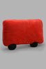 Redtag-Red-Bus-Kids-Cushion-Category:Cushions,-Character,-Colour:Red,-Filter:Home-Bedroom,-HMW-BED-Cushions,-New-In,-New-In-HMW-BED,-Non-Sale,-S22C,-Section:Homewares-Home-Bedroom-