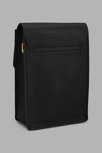 Redtag-Black-Textured-Mobile-Pouches-Mobile-Pouches-Women-