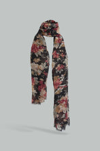 Load image into Gallery viewer, Redtag-Multi-Color-Floral-Printed-Scarf-Fashion-Scarves-Girls-
