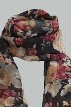 Load image into Gallery viewer, Redtag-Multi-Color-Floral-Printed-Scarf-Fashion-Scarves-Girls-

