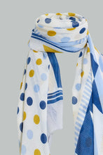Load image into Gallery viewer, Redtag-Multi-Color--Printed-Scarf-Fashion-Scarves-Girls-
