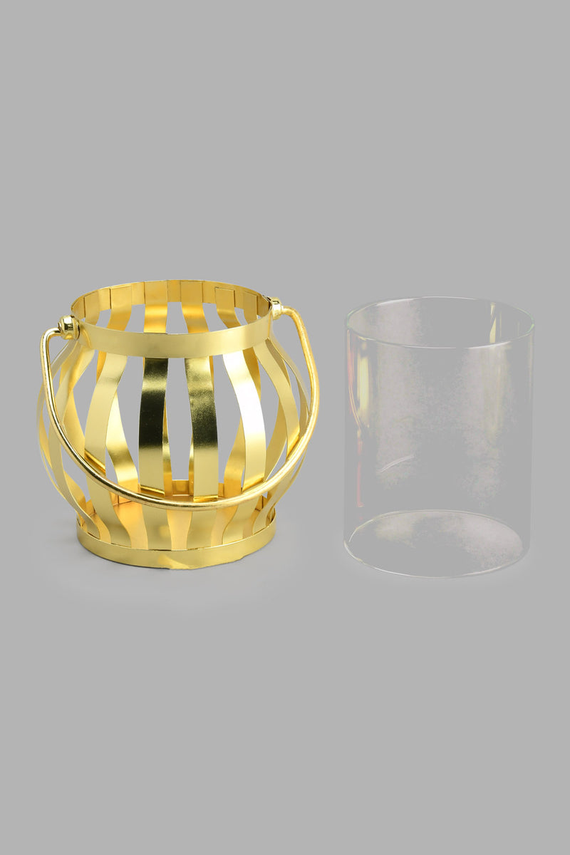 Redtag-Gold-Glass-Candle-Holder-Small-Candle-Holder-Home-Decor-