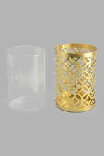 تنزيل الصورة على معرض الصور، Redtag-Gold-Glass-Candle-Holder-Small-Candle-Holder-Home-Decor-
