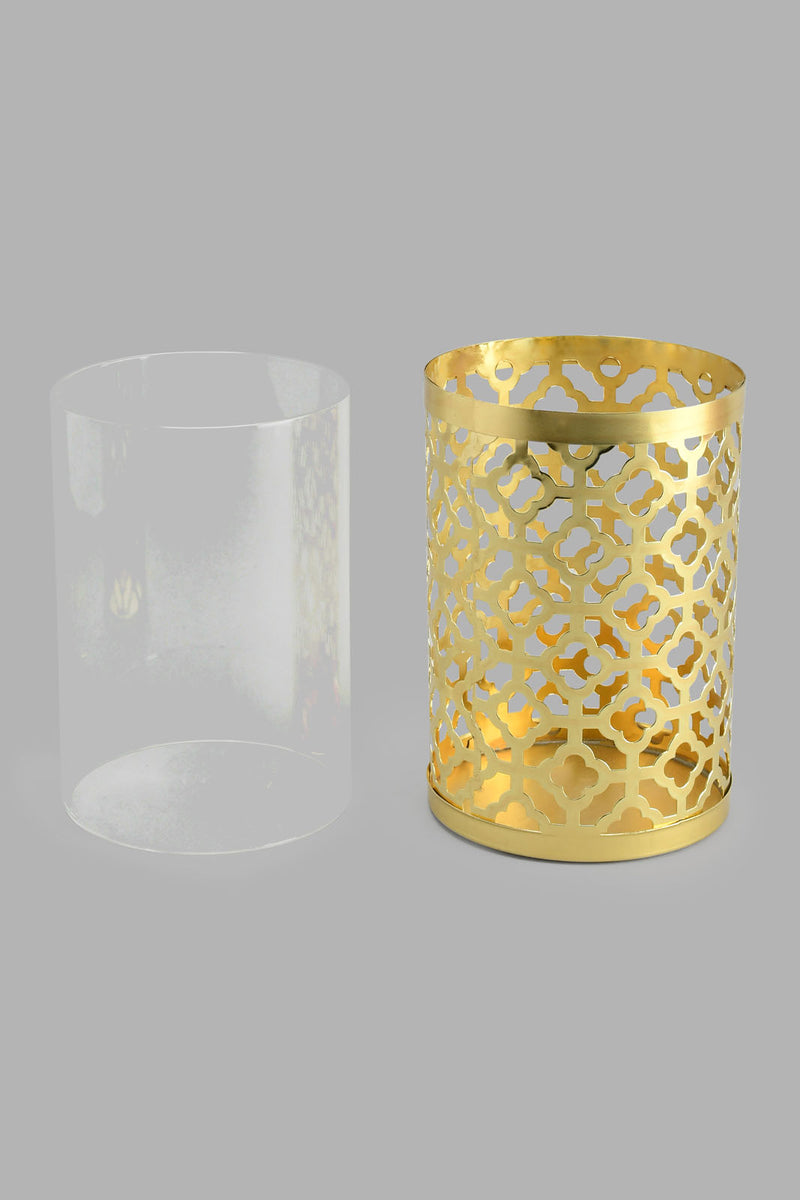 Redtag-Gold-Glass-Candle-Holder-Small-Candle-Holder-Home-Decor-