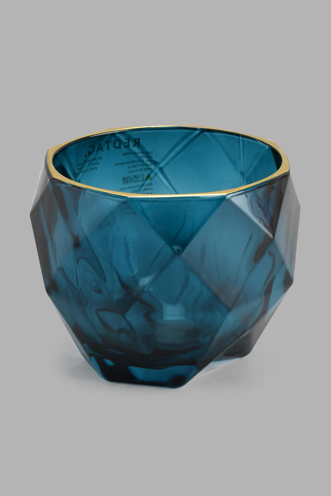 Redtag-Teal-Glass-Candle-Holder-Candle-Holder-Home-Decor-