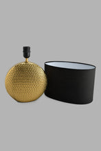 Load image into Gallery viewer, Redtag-Gold-Hammered-Base-Ceramic-Table-Lamp-Table-Lamps-Home-Decor-
