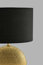 Load image into Gallery viewer, Redtag-Gold-Hammered-Base-Ceramic-Table-Lamp-Table-Lamps-Home-Decor-
