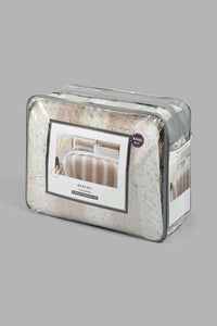 Redtag-Beige-Animal-Print-3-Piece-Comforter-Set-(King-Size)-Colour:Beige,-Filter:Home-Bedroom,-HMW-BED-Comforters,-New-In,-New-In-HMW-BED,-Non-Sale,-S22A,-Section:Homewares-Home-Bedroom-