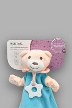 Load image into Gallery viewer, Redtag-Multicolour-Baby-Finger-Puppet(Bear)-With-Bells-And-Food-Grade-Teether-Rattles-New-Born-Baby-
