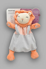 Load image into Gallery viewer, Redtag-Multicolour-Baby-Finger-Puppet(Lion)-With-Bells-Rattles-New-Born-Baby-
