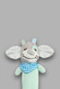 Redtag-Multicolour-Soothe-Bibi-Stick-(Pink-Cow)-With-Polyester-Material-Rattles-New-Born-Baby-