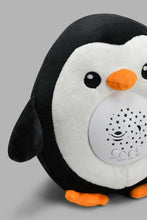 Load image into Gallery viewer, Redtag-Multicolour-Washable-Plush-Penguin-Projection-Rattles-New-Born-Baby-
