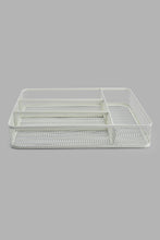 تنزيل الصورة على معرض الصور، Redtag-Cream-Rectangle-Utensil-Holder-Cutlery-Holders-Home-Dining-
