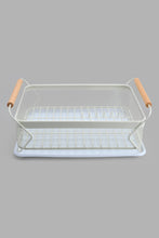 تنزيل الصورة على معرض الصور، Redtag-Cream-Rectangle-Dish-Drainer-Dish-Drainers-Home-Dining-
