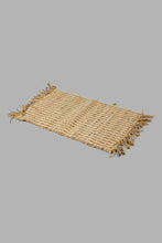 تنزيل الصورة على معرض الصور، Redtag-Brown-Jute-Cotton-Woven-Dhurrie-Rugs-Home-Decor-
