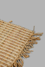 تنزيل الصورة على معرض الصور، Redtag-Brown-Jute-Cotton-Woven-Dhurrie-Rugs-Home-Decor-
