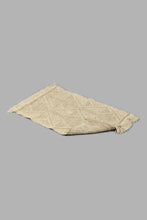 تنزيل الصورة على معرض الصور، Redtag-Beige-Cotton-Woven-Dhurrie-Rugs-Home-Decor-
